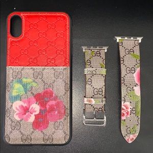 iPhone XS Max and Apple Watch band